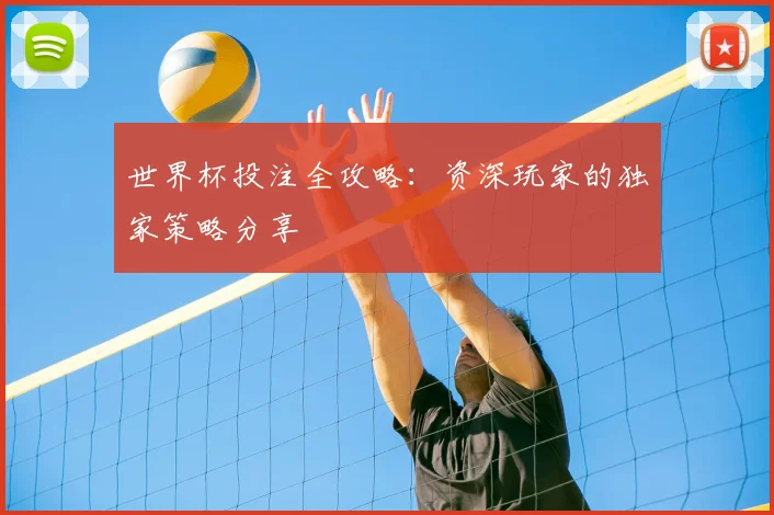 世界杯投注全攻略：资深玩家的独家策略分享